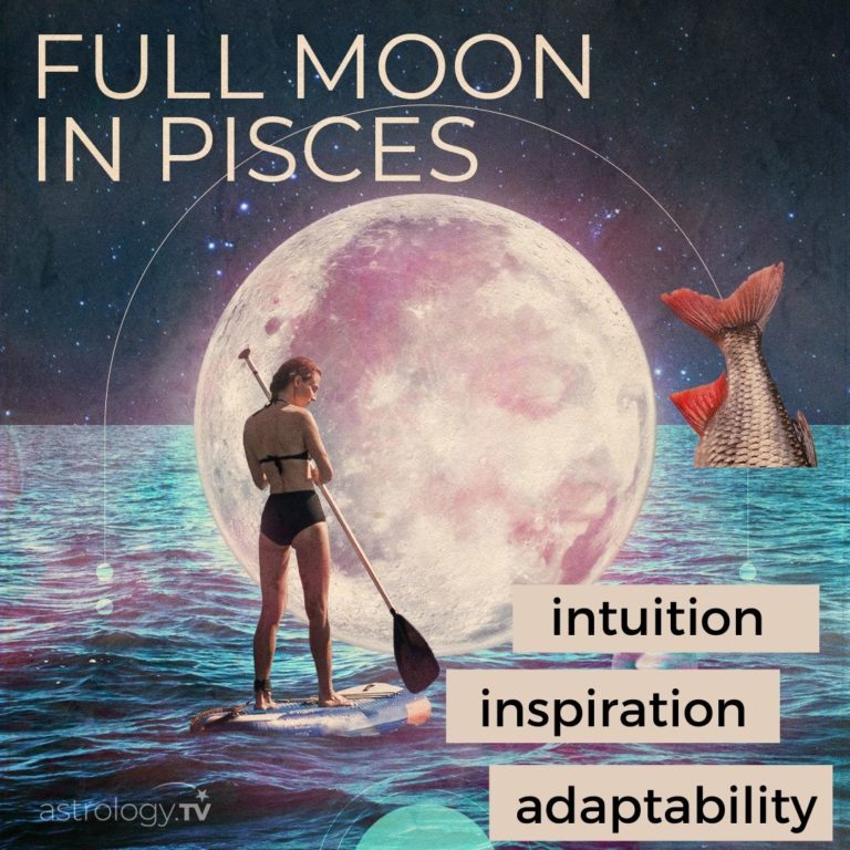 Full Moon in Pisces Emotional Relief AstrologyTV