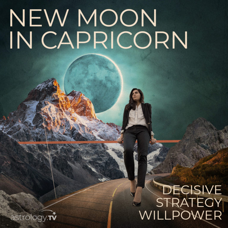 New Moon in Capricorn astrology.TV