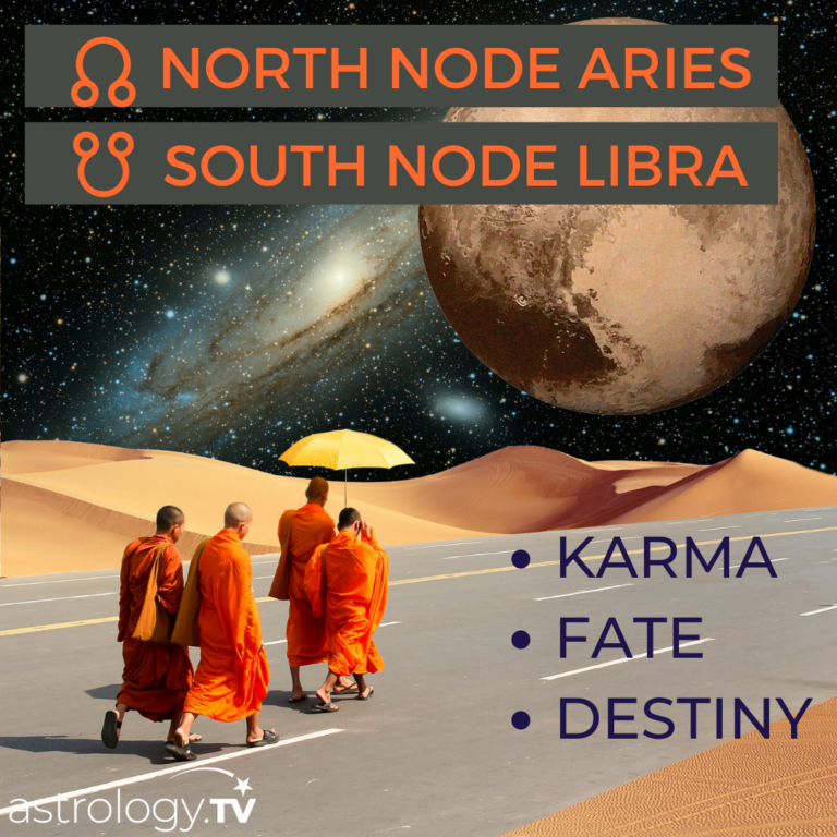 North Node in Aries, South Node in Libra 